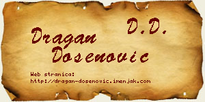 Dragan Došenović vizit kartica